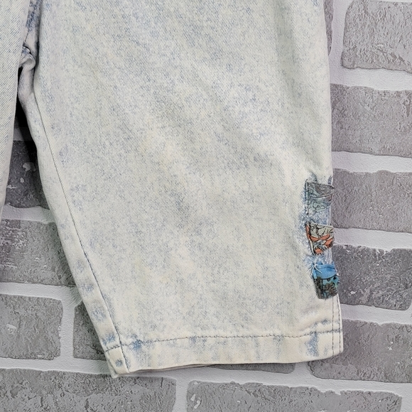 Cap Ferrat Vintage 80's 90's Acid Washed Mom Jean Shorts Jorts Women's Size 7 - Picture 3 of 15